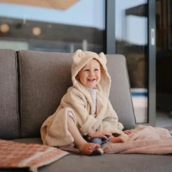 Mushie Peignoir Bear Fog (2-4 ans)