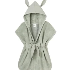 Best Peignoir de bain Soft bambou vert de gris (0-2 ans) Peignoir