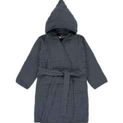 New Peignoir en mousseline de coton bleu marine (2-3 ans) Peignoir