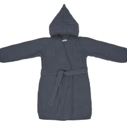 New Peignoir en mousseline de coton bleu marine (2-3 ans) Peignoir