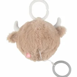 Noukie's Peluche musicale Fluffy en Veloudoux beige
