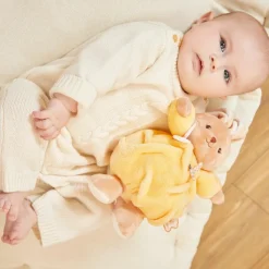 Kaloo Peluche Patapouf Lapin jaune (17 cm)