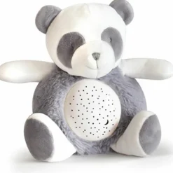 Doudou et Compagnie Peluche veilleuse musicale Panda (20 cm)