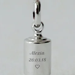 Discount Pendentif personnalisable en argent rhodié Pendentif / Médaille Maman