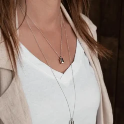 Discount Pendentif personnalisable en argent rhodié Pendentif / Médaille Maman