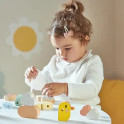 Janod Perles à enfiler Oiseaux Sweet Cocoon (21 pièces)