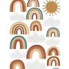 Lilipinso Planche de stickers A3 arc-en-ciel Cute Rainbows