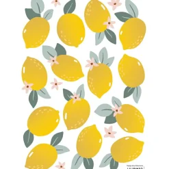 Lilipinso Planche de stickers A3 citrons Lemons