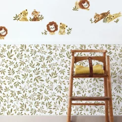 Lilipinso Planche de stickers A3 Little Jungle Animals