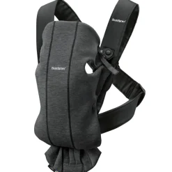 BabyBjörn Porte bébé Mini Jersey 3D gris charbon