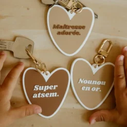 Atelier Wagram Porte-clé Nounou en or