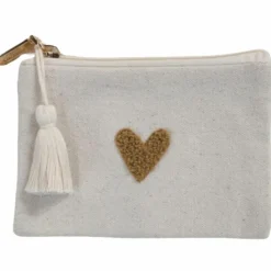 Zakuw Porte-monnaie Love beige