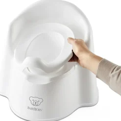 BabyBjörn Pot bébé fauteuil blanc et gris