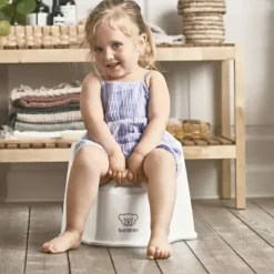 BabyBjörn Pot bébé fauteuil blanc et gris