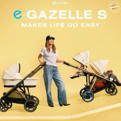 Discount Poussette avec assistance électrique eGazelle S Chocolate Brown Poussette Tout Terrain