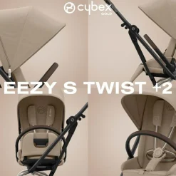 Cybex Poussette compacte Eezy S Twist+ 2 Almond Beige