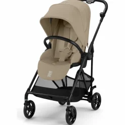 Cybex Poussette compacte Melio Carbon Almond Beige