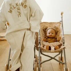 Clearance Poussette pour poupée Gaze Léopard Poussette Pour Poupée