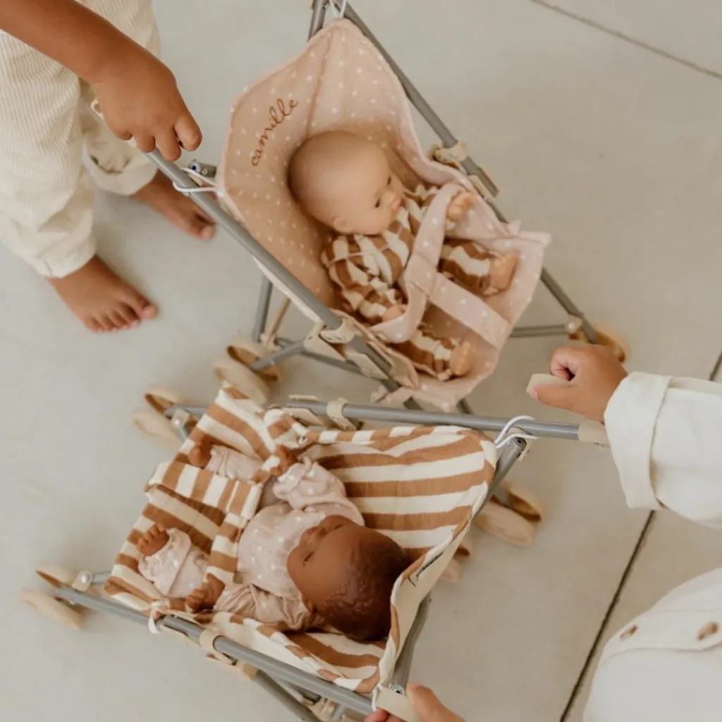 Atelier Wagram Poussette pour poupée Rayures Larges