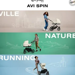 Online Poussette tout-terrain AVI SPIN Stormy Blue Poussette Tout Terrain