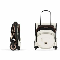 Cybex Poussette ultra-compacte COYA Rosegold Off White