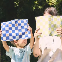 BEBEL Protège carnet de santé Comme un bonbon Romy damier jaune