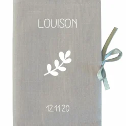 Les Griottes Protège carnet de santé gris (personnalisable)