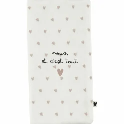 Atelier Wagram Protège livret de famille Gaze Coeurs (personnalisable)