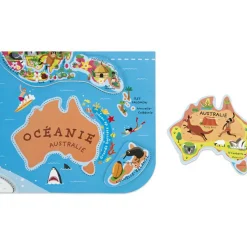 Best Puzzle mural magnétique Le monde Jeu Magnétique