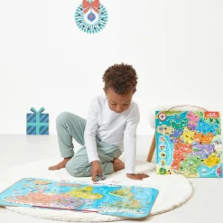 Best Puzzle mural magnétique Le monde Jeu Magnétique