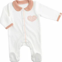 Sauthon Pyjama chaud Petit Cœur (1 mois)