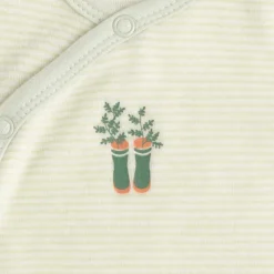 Sauthon Pyjama chaud rayures vertes Botanica (naissance)