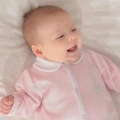 Clearance Pyjama en velours rose Sophie la girafe (1 mois) Pyjama