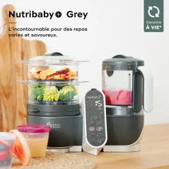 Babymoov Robot cuiseur Nutribaby(+) Industrial grey