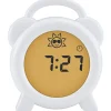 Alecto Réveil éducatif et veilleuse sleeptrainer blanc