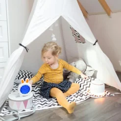 Alecto Réveil éducatif et veilleuse sleeptrainer lapin