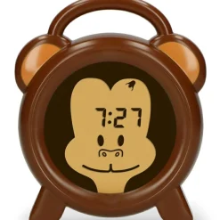 Alecto Réveil éducatif et veilleuse sleeptrainer singe