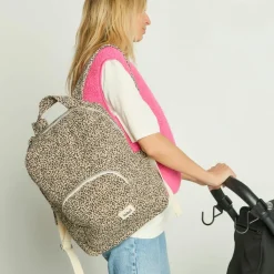 BEBEL Sac à dos à langer Léopard beige