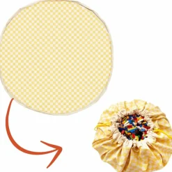 Play&Go Sac à jouet 2 en 1 Noomad Original Vichy Yellow