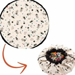 New Sac à jouets 2 en 1 phosphorescent Print Espace Sac À Jouets