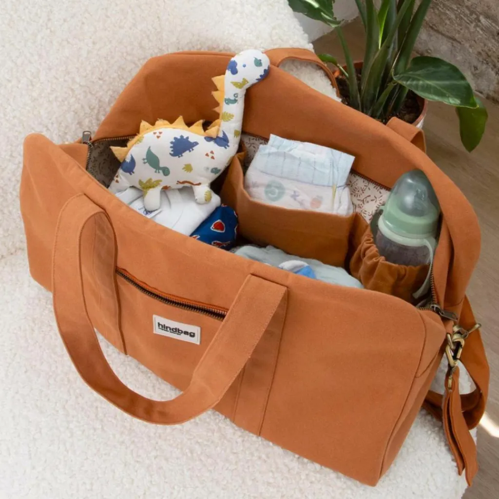 Hindbag Sac à langer Basile Sienne