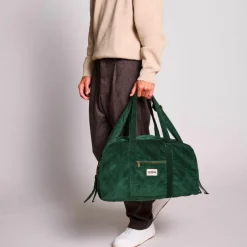 Hindbag Sac à langer Basile Velours Sapin