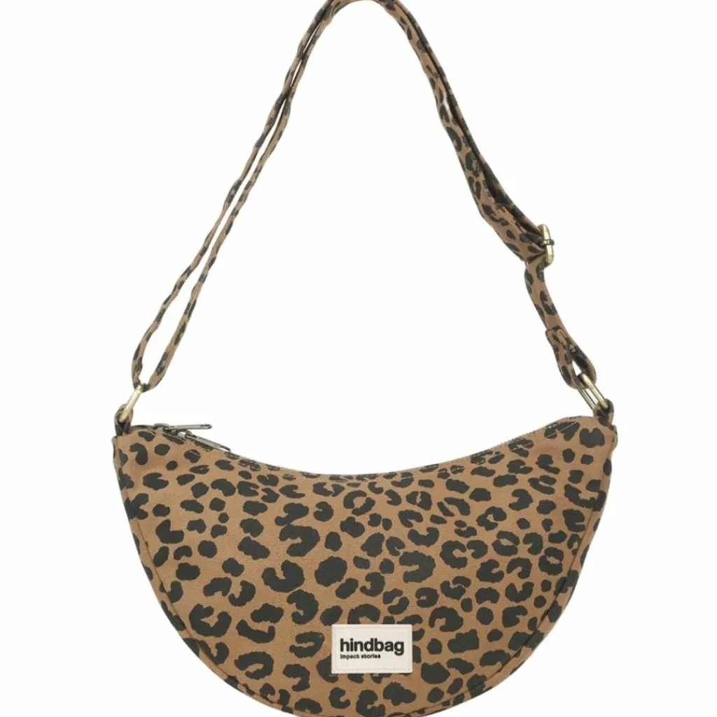 Hindbag Sac banane Andrea Léopard Cannelle