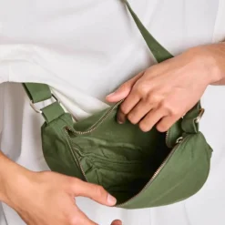 Hindbag Sac banane Andrea Olive