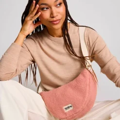 Sac banane Andrea Teddy Rose poudrée Sac Banane Adulte