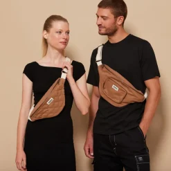 Hindbag Sac banane Olivia matelassé Cannelle