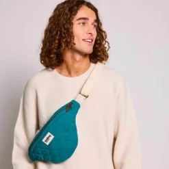 Sale Sac banane Olivia matelassé Bleu Paon Sac Banane Adulte