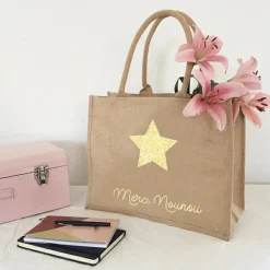 Les Griottes Sac cabas Nounou Etoile (personnalisable)