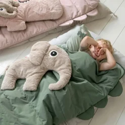 Enfant Done by Deer Sac de couchage matelassé Croco rose