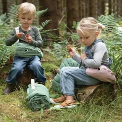 Enfant Done by Deer Sac de couchage matelassé Croco rose